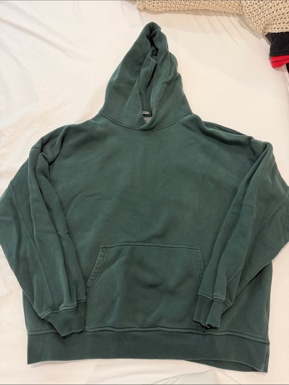 Abercrombie & Fitch Men's Hooded Pullover - Moss Green